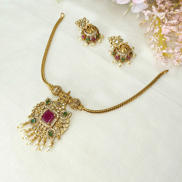 Attigai with Jhumka