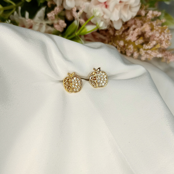 AD Ear Studs Apple