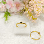Cute Adjustable Ring Black