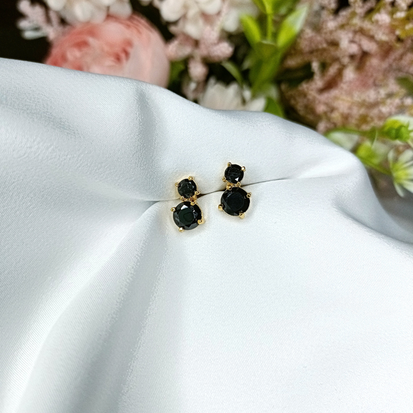 Ear Studs Black