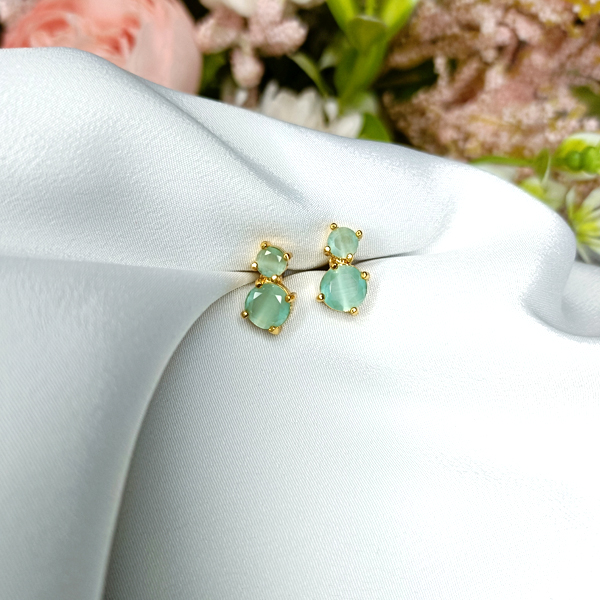 Ear Studs Pista Green